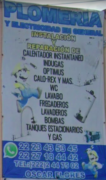 Servicios de plomeria profesional 24 horas Puebla