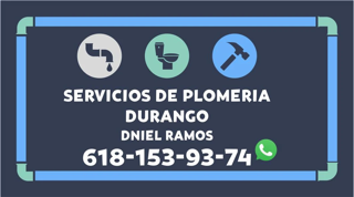 Servicios de plomeria profesional Durango